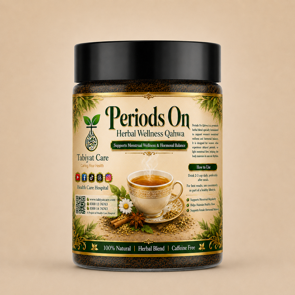 Periods On Qahwa by TabiyatCare for menstrual wellness and balance support